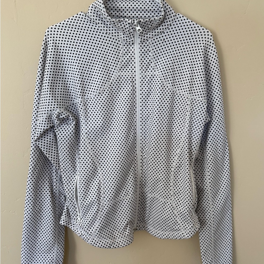 Lululemon Athletica Black and White Polka Dot Jacket